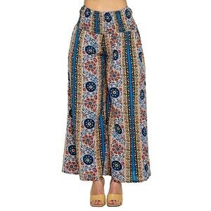 25176M Yak & Yeti Loose Fit Floral Pattern Pants Various Sizes